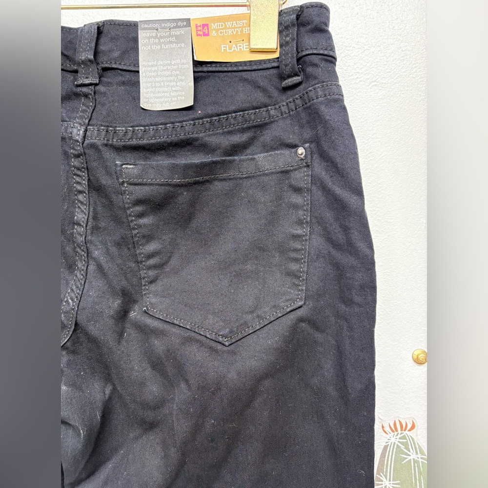 Mossimo supply co Y2K Black Flare Jeans - Picture 9 of 15